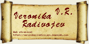 Veronika Radivojev vizit kartica